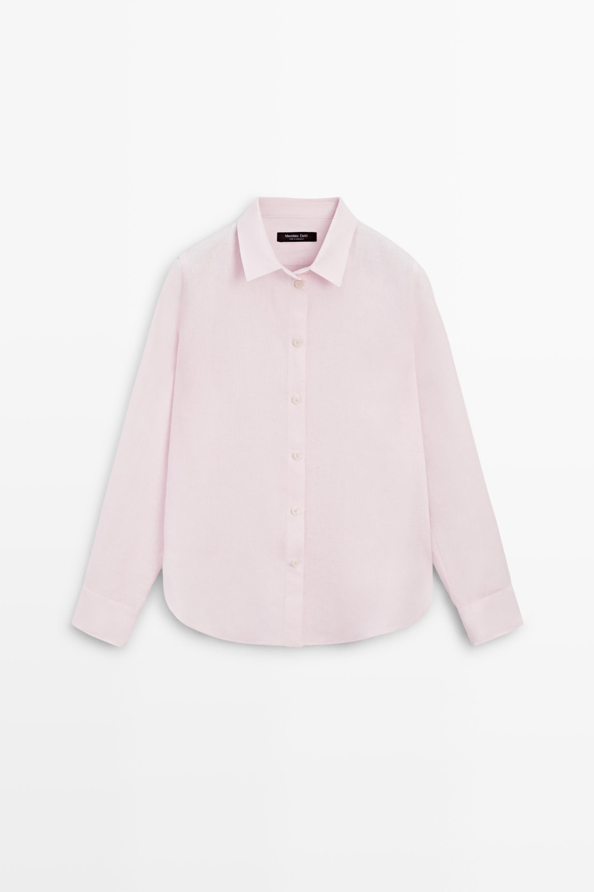Flowing 100% linen shirt
